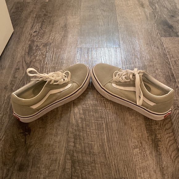 Pale Green Ole Skool Vans - Picture 3 of 4